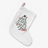 Petite Chaussette De Noël Stethoscope Arbre de Noël Lumières Éclairage Infir (Devant (Accrochage))
