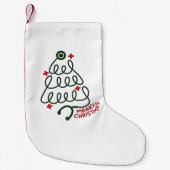 Petite Chaussette De Noël Stethoscope Arbre de Noël Lumières Éclairage Infir (Devant)