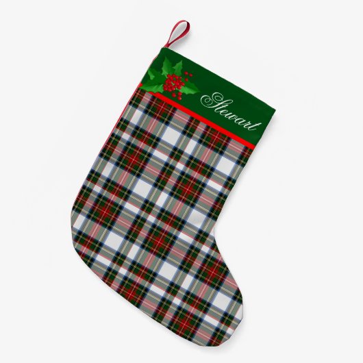 Petite Chaussette De Noël Stewart Robe Custom Christmas Stocking (Devant (Accrochage))