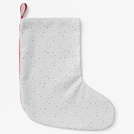 Petite Chaussette De Noël Stockage de Noël (Devant)