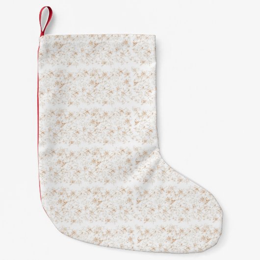 Petite Chaussette De Noël Stockage de Noël (Devant)