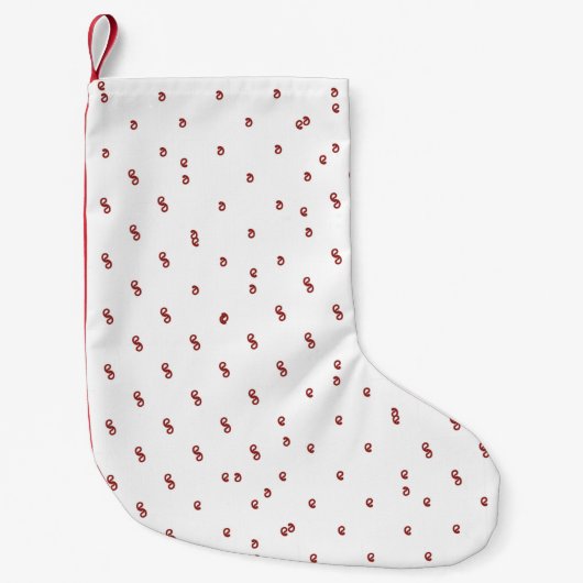 Petite Chaussette De Noël Stockage de Noël (Devant)