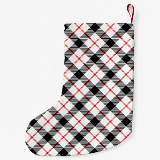 Petite Chaussette De Noël Stockage de Noël classique personnalisé (Dos)