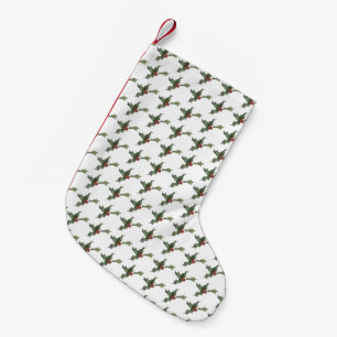 Petite Chaussette De Noël Stockage de Noël Holly design
