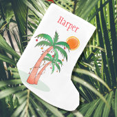 Petite Chaussette De Noël Stockage de Noël personnalisé en été