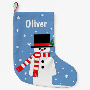 Petite Chaussette De Noël Stockage de Noël personnalisé pour Oliver