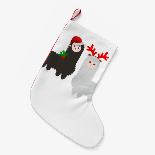Petite Chaussette De Noël stockage de rennes alpacas de noël (Devant (Accrochage))