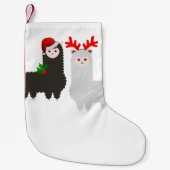 Petite Chaussette De Noël stockage de rennes alpacas de noël (Devant)