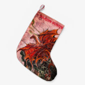 PETITE CHAUSSETTE DE NOËL STOCKAGE DES DRAGONS (Devant (Accrochage))