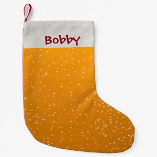 Petite Chaussette De Noël Stockage personnalisé de la bière Brown Ale