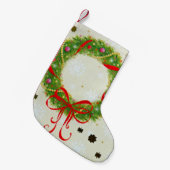 Petite Chaussette De Noël Stocker les couronnes de Noël (Devant (Accrochage))