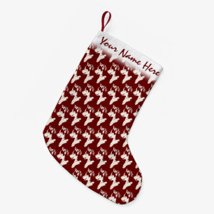 Petite Chaussette De Noël Stocking de Noël Husky Stockage personnalisé