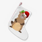 Petite Chaussette De Noël Stocks de gopher de Noël du Père Noël (Devant (Accrochage))
