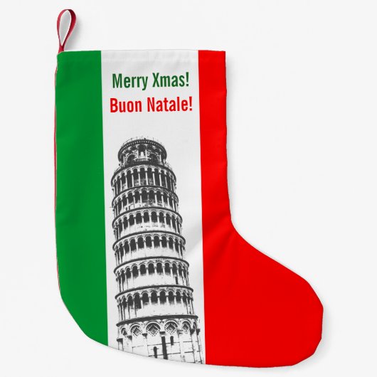 Petite Chaussette De Noël Style italien (Devant)