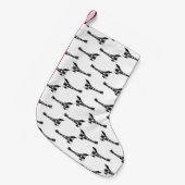 Petite Chaussette De Noël Style orienté d'avions d'aviation (Devant (Accrochage))