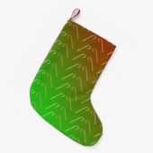 Petite Chaussette De Noël Sucre de canne (Devant (Accrochage))