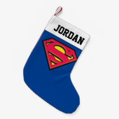 Petite Chaussette De Noël Superman S-Shield | Logo classique (Devant (Accrochage))