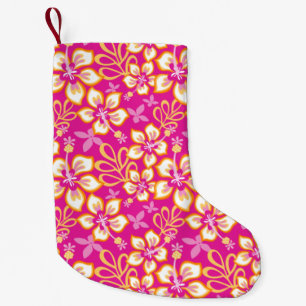 Petite Chaussette De Noël Surf JUNGLE (COMBO ROSE CHAUDE)