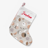 Petite Chaussette De Noël Sweat Dream Bunnies Dans Motif spatial (Devant (Accrochage))