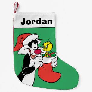 Petite Chaussette De Noël Sylvester Cat avec Stocker