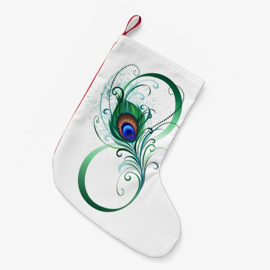 Petite Chaussette De Noël Symbole de l'Infinity (Devant (Accrochage))