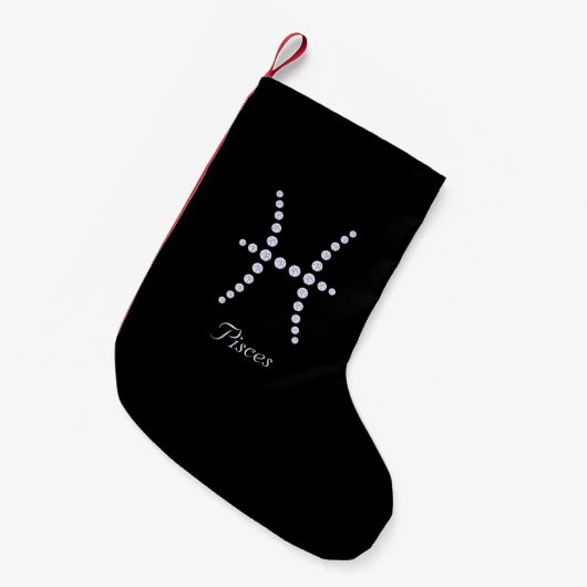 Petite Chaussette De Noël SYMBOLE DES PARIS DE Diamant ÉCLAIRÉ (Devant (Accrochage))