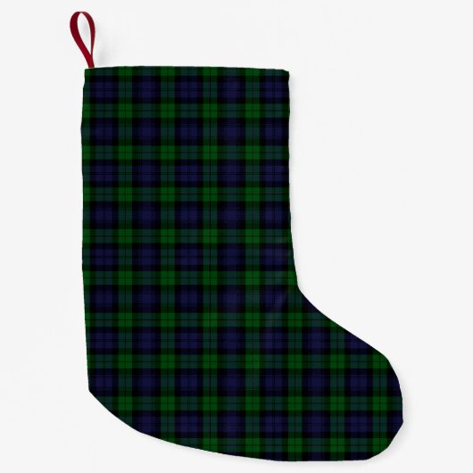 Petite Chaussette De Noël Tartan de Black Watch (Devant)