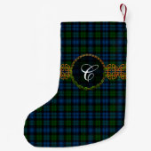 Petite Chaussette De Noël Tartan de Campbell de clan (Dos)