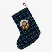 Petite Chaussette De Noël Tartan de Leslie de clan (Dos (Accrochage))