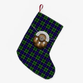 Petite Chaussette De Noël Tartan de Leslie de clan (Devant (Accrochage))