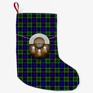 Petite Chaussette De Noël Tartan de Leslie de clan