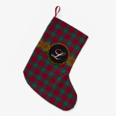 Petite Chaussette De Noël Tartan de Lindsay de clan (Devant (Accrochage))