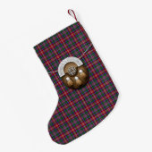 Petite Chaussette De Noël Tartan de Ritchie de clan (Dos (Accrochage))
