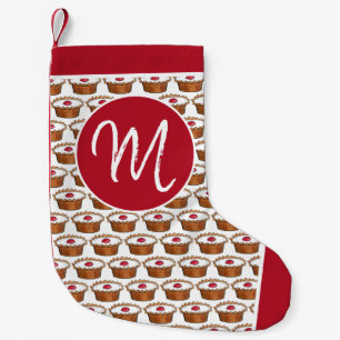 Petite Chaussette De Noël Tarte Cherry Bakewell Angleterre British Food Swee