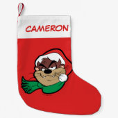 Petite Chaussette De Noël TAZ™ "Naughty Not Nice" (Devant)