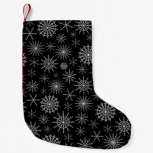 Petite Chaussette De Noël Tempête de neige chic