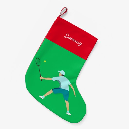 Petite Chaussette De Noël Tennis (Devant (Accrochage))