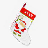 Petite Chaussette De Noël Tennis Holiday (Devant (Accrochage))