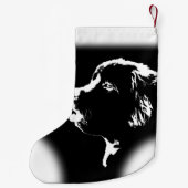 Petite Chaussette De Noël Terre-Neuve Chien Noël Stocking Chien Bas (Dos)