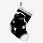 Petite Chaussette De Noël Terre-Neuve Chien Noël Stocking Chien Bas (Devant (Accrochage))