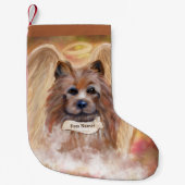 PETITE CHAUSSETTE DE NOËL TERRIER AUSTRALIEN (Devant)
