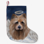 PETITE CHAUSSETTE DE NOËL TERRIER AUSTRALIEN (Devant)