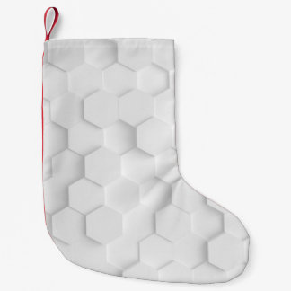 Petite Chaussette De Noël Texture arrière - plan blanche. Illustration 3d, 3