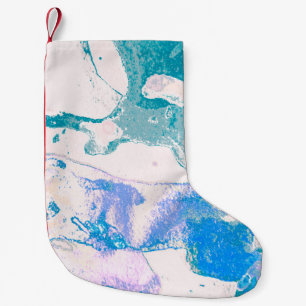 Petite Chaussette De Noël Texture artistique. Bright Violet Border. Art viol