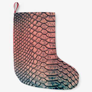 Petite Chaussette De Noël Texture de fond de texture de peau de serpent de l