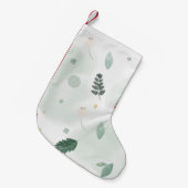 Petite Chaussette De Noël texture feuille motif Arrière - plan (Devant (Accrochage))