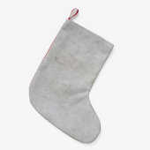 Petite Chaussette De Noël texture murale grise (Devant (Accrochage))