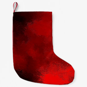 Petite Chaussette De Noël Texture peinture arrière - plan rouge