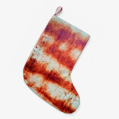 Petite Chaussette De Noël Texture rouillée (Devant (Accrochage))