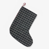 Petite Chaussette De Noël texture tartane (Devant (Accrochage))
